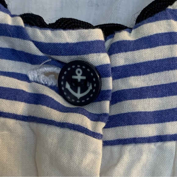 MARITIMES Sailboat Cotton Blend Sleeveless Dress Size 6-9 Months - Picture 2 of 8